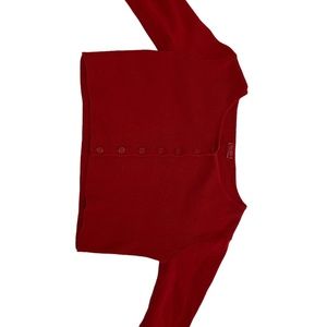 Brandy Melville, John Galt, “Athelia” button up, cropped fit sweater top.